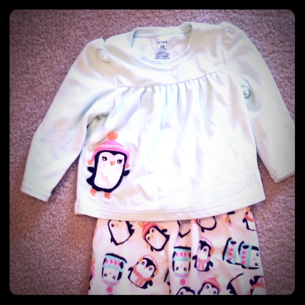 Carter's girls fleece pajamas